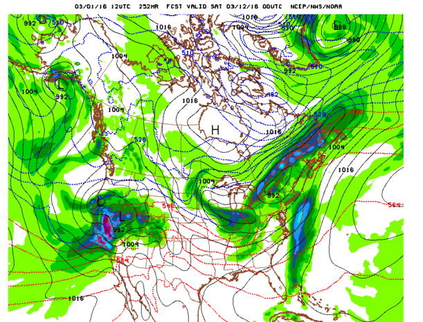 NOAA Forecast 2_29 