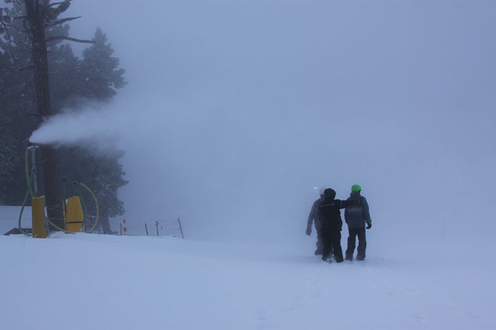 Snowmakers laid down more than a foot of new snow last night.