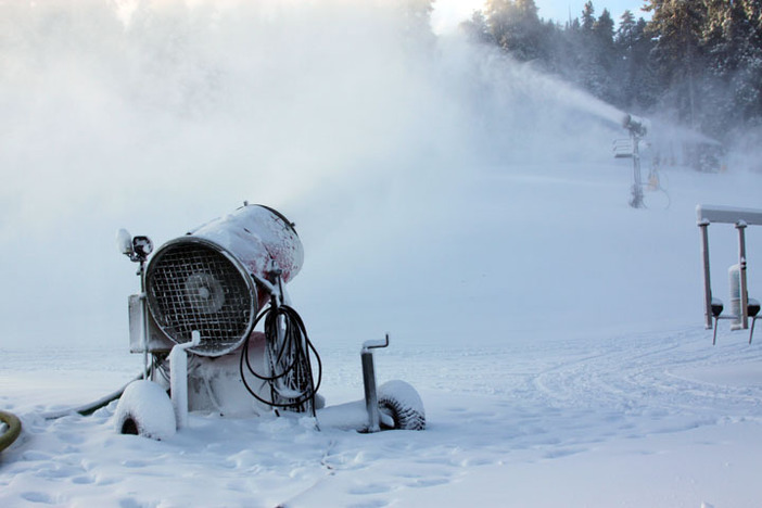 Snowmaking will continue as long as conditions permit in order to open new terrain as quickly as possible.