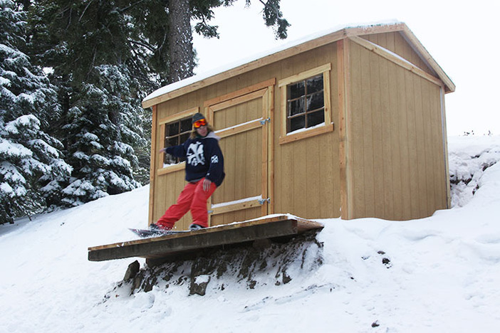 The NEW Woodworth Gulch cabin got some visitors.