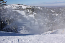 Fresh snow and terrific snowmaking overnight.