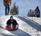 Visit the North Pole Tubing Park, open today from 9am to 4pm.