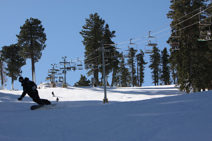 Head to Conquest for less crowds and great upper, intermediate terrain.