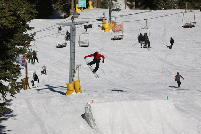 The last jump on Lower Chisolm is big and floaty.