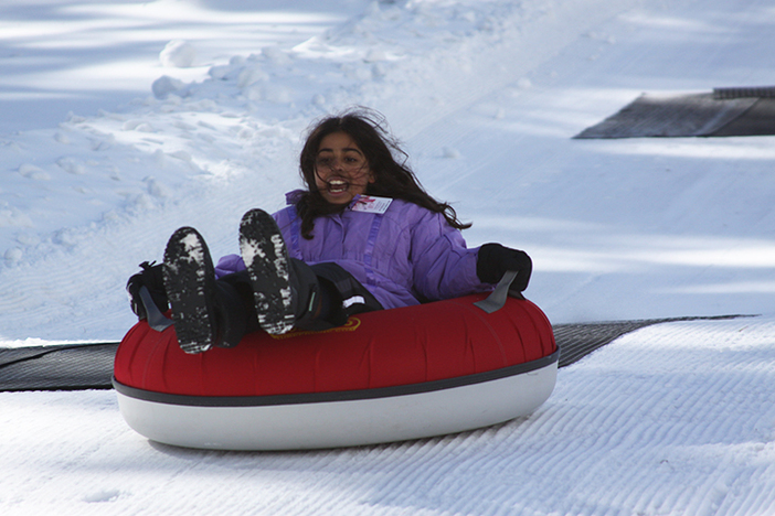 The North Pole Tubing Park is open, a great way to spend new years!