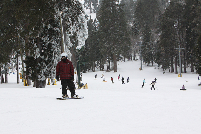 With more new snow, we have great packed pow on the runs!