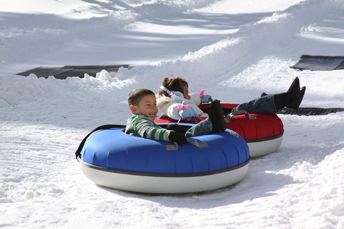 The North Pole Tubing Park is fun for all ages!