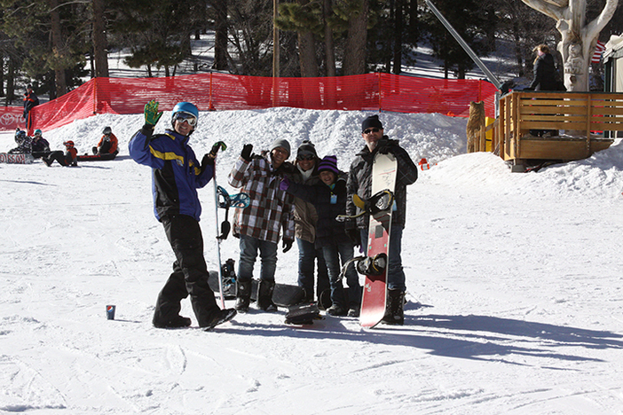 Private or group lessons are available with friendly ski school instructors.