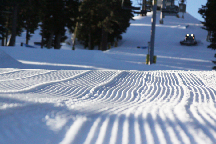 Come lay down some tracks on these freshly groomed trails.