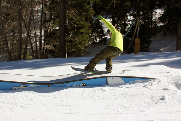 Flexing that board on the Roller box.