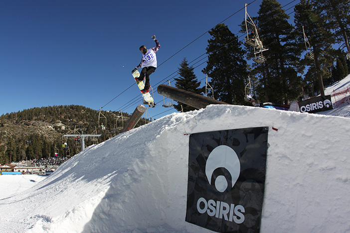 Jordan Gibson airs off the bazooka tubes during the OSIRIS Sunday competition!