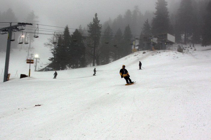 Dropping into the Family Park on Creekside.