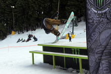 Front flip off the new Monster Picnic Table.