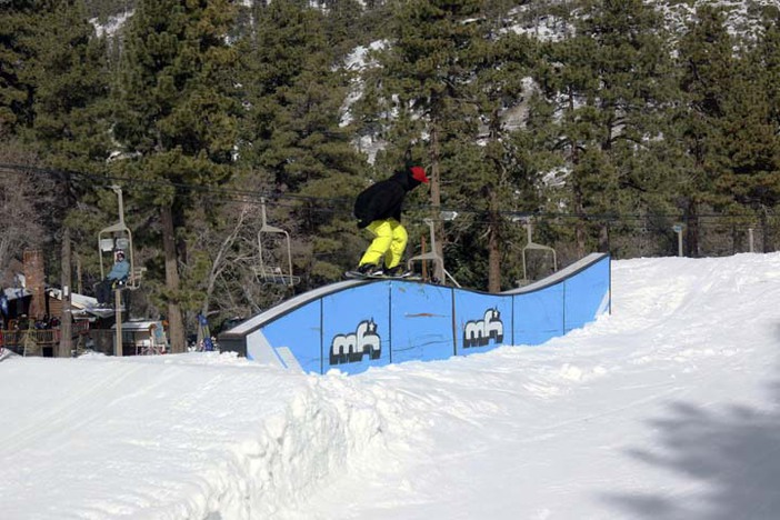 Throwing down on the Roller Jump box.