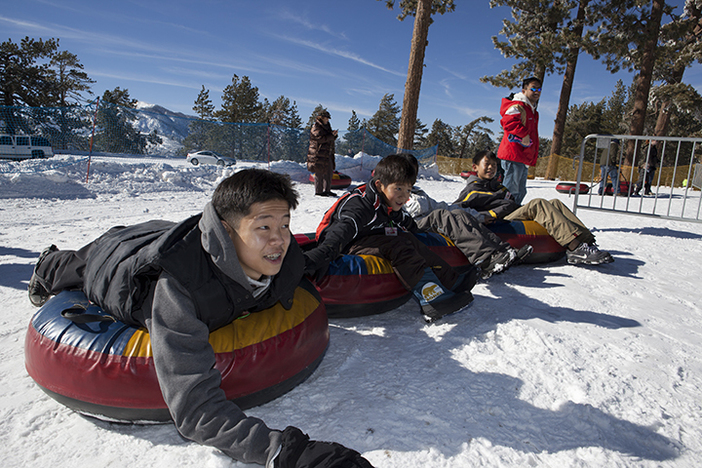 The North Pole Tubing Park is open today!