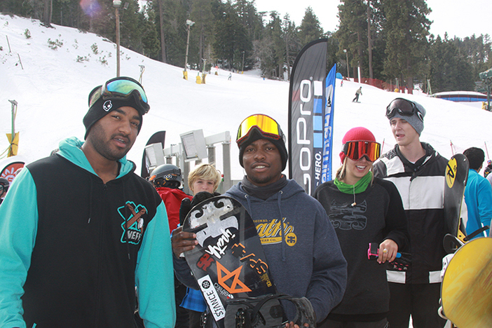 Stevie Bell and company were on hand ready to shred.