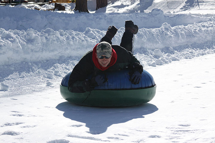 The North Pole Tubing Park is open today!