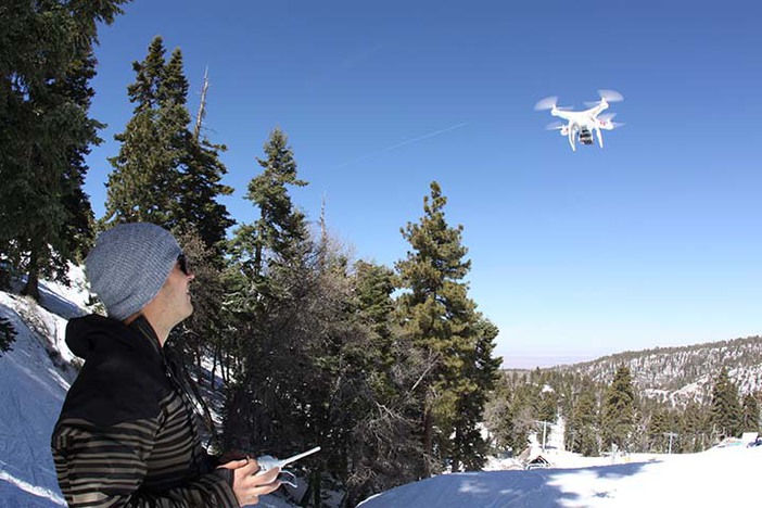 Eye in the sky.  Look for the footage in the new Drive In video.