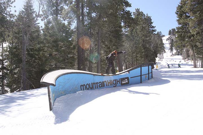 Team Rider Harrison Gordon cruising through the S-Box.