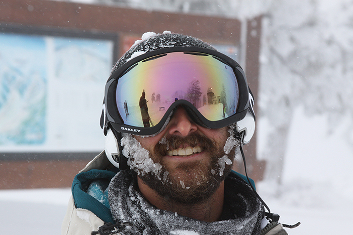 Smiles all around when we get new snow.