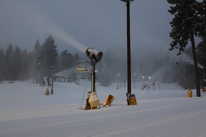 Our snowmaking system has been laying down great coverage!