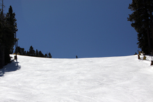 Headwall looking mighty fine this morning.