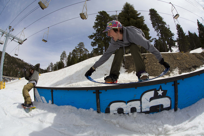 Jacob and Dom are riding like it's spring break '09.