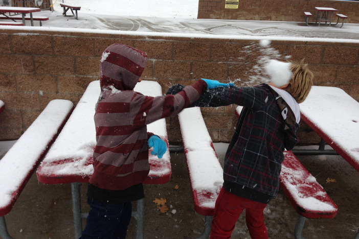 Snowball fight!