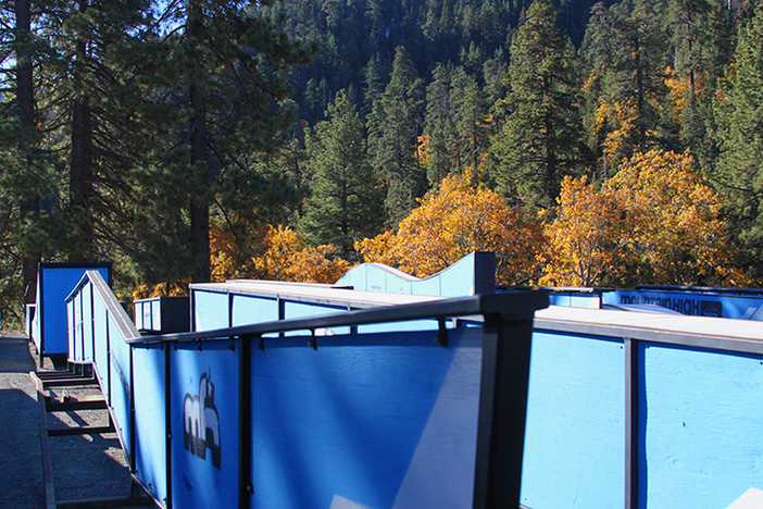 The boxes have been repainted and are ready to go.