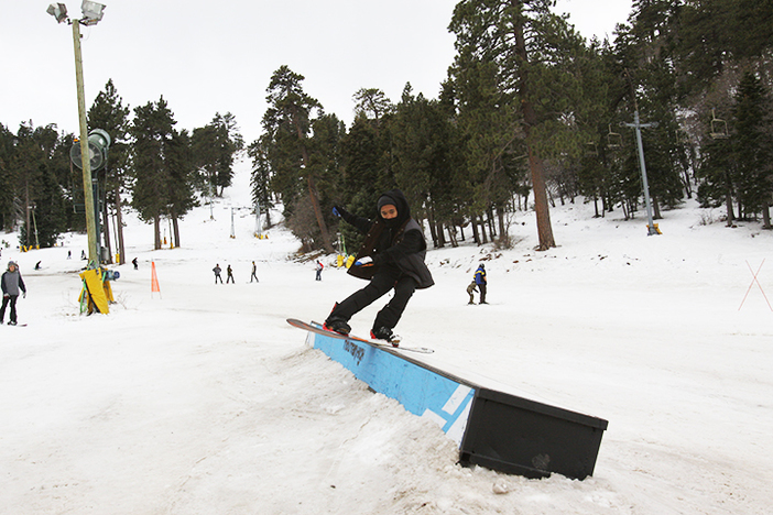 Getting blunted on the slant box.