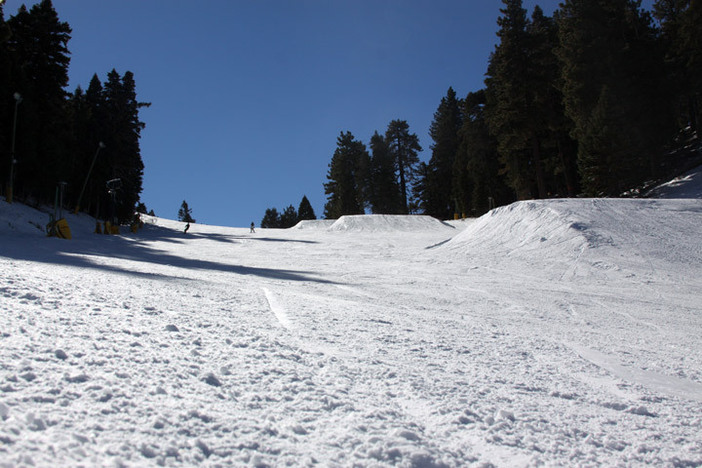 We've got great conditions thanks to perfect snowmaking conditions recently