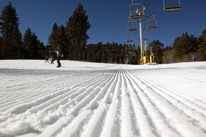 Come carve up the freshly groomed corduroy.