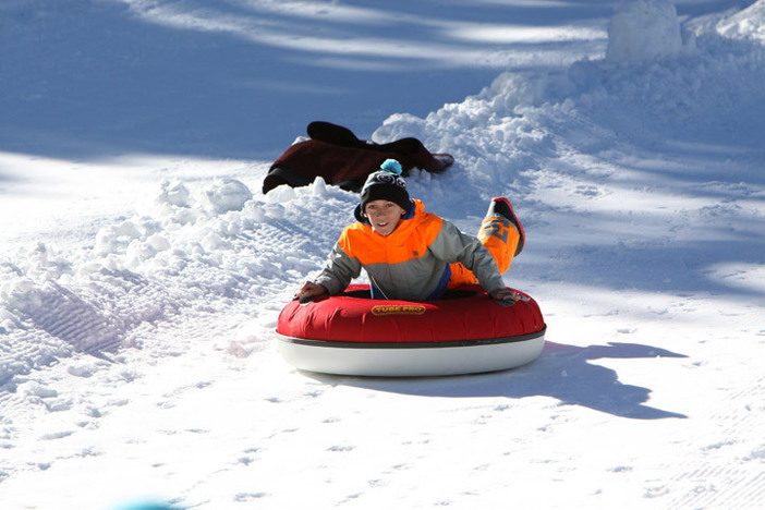 Bring the little ones up for some tubing fun