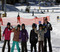 Ski school friends had a blast
