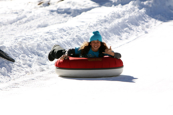 Tons of fun at the North Pole Tubing Park