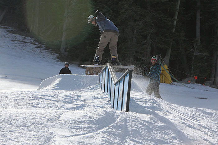 Trever taking a front board to the DFD.