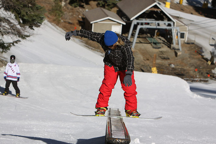 Front boarding the ledge Box bottom of Lower Chisolm.