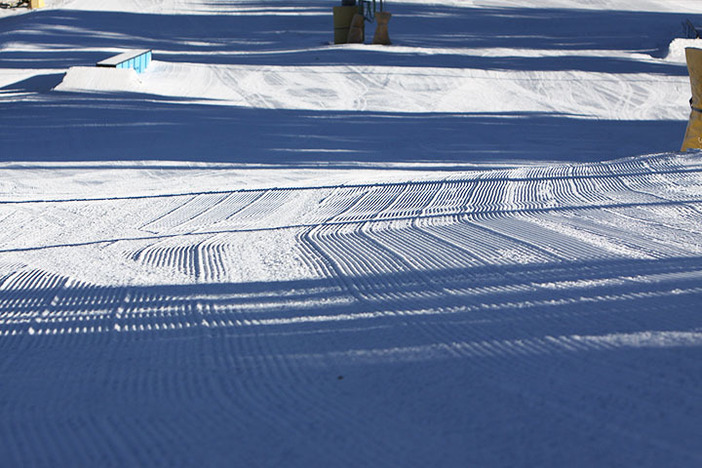 Fresh corduroy this morning. Time for some groomers!