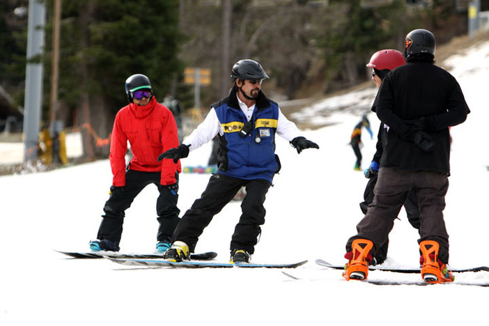 Great instructors here are ready to get you standing sideways.