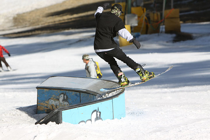 Nick greasing the C-box.