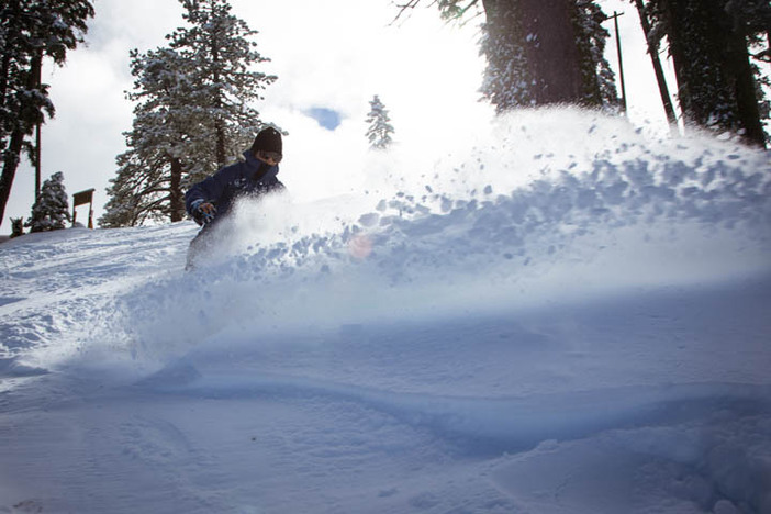 Finding powder stashes days later
