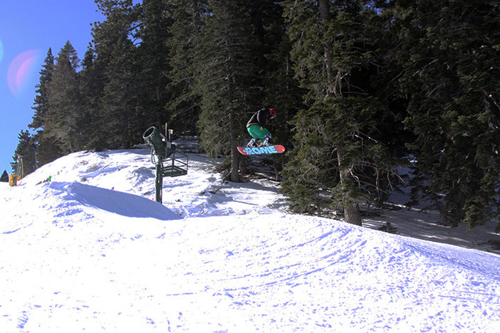 New snow means new jumps on Upper Chisolm, Lower Chisolm, and Borderline.