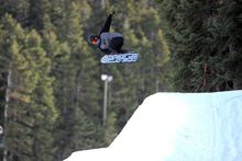 Kyle Lopiccollo sending it over the new hip.