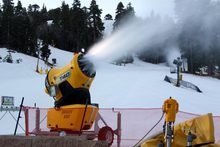 Fresh snowmaking at West.