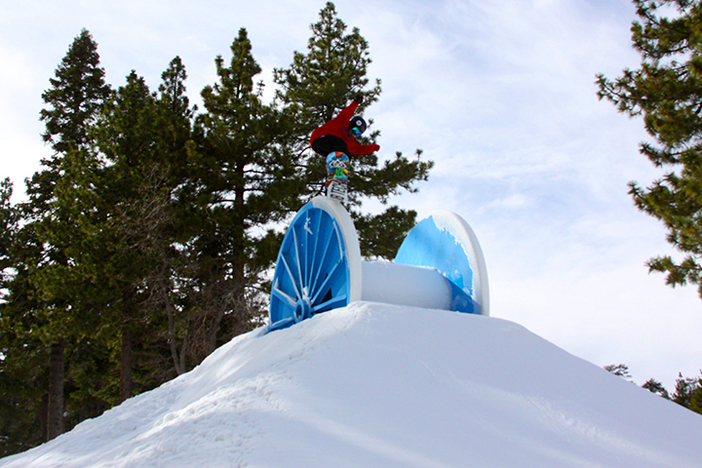 Dustin airing over the spool.