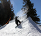 Slashing the new Quarterpipe Stall at the Chisolm Saddle.