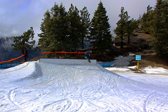 Slide the coping box at Chisolm saddle.