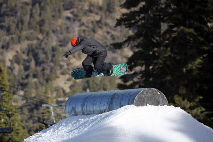 Airing over the corrugated tube.