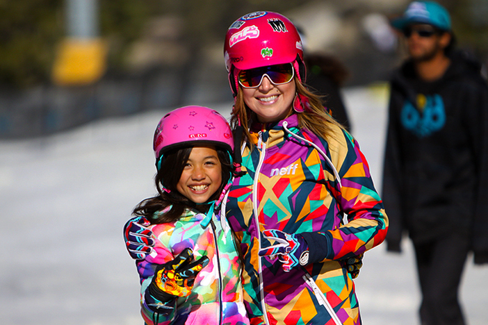 Family bonding time on the mountain.