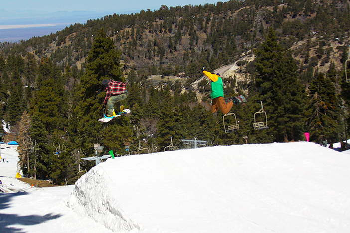 New 25' step down jump on Lower Chisolm.